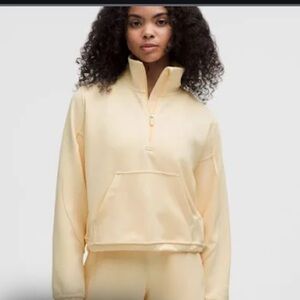 Lululemon Brushed Softstreme Half-Zip Pullover